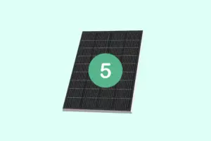 Eine Photovoltaikanlage mit 5 kWp. Erfahre alles über das Thema Pv-Anlage 5 kWp mit Speicher kosten.