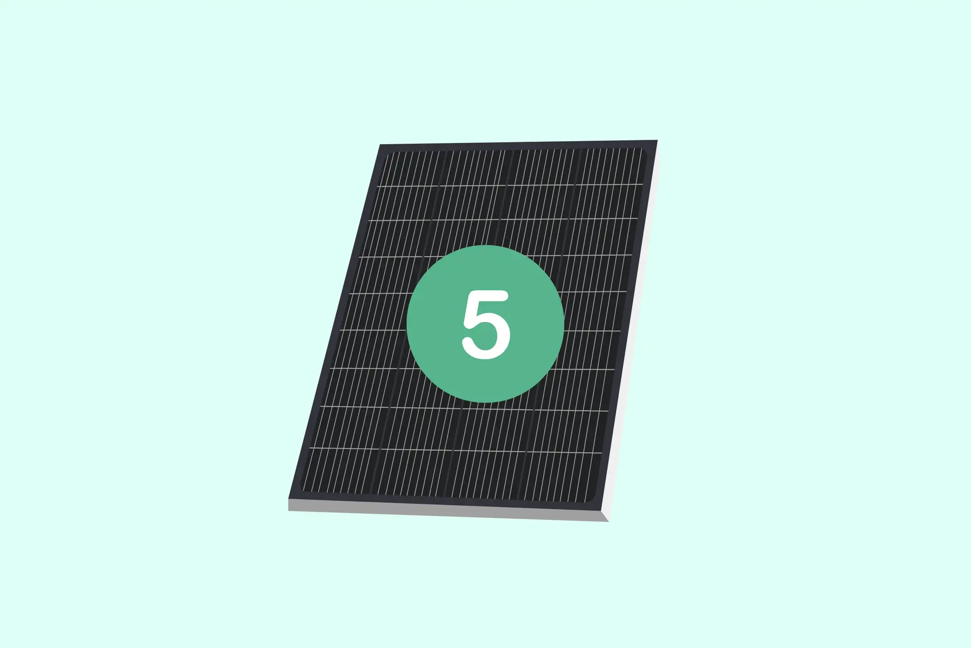 Eine Photovoltaikanlage mit 5 kWp. Erfahre alles über das Thema Pv-Anlage 5 kWp mit Speicher kosten.