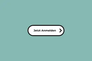 Ovaler Jetzt Anmelden-Button auf türkisfarbenem Hintergrund, symbolisiert Registrierung oder Login-Aufforderung.