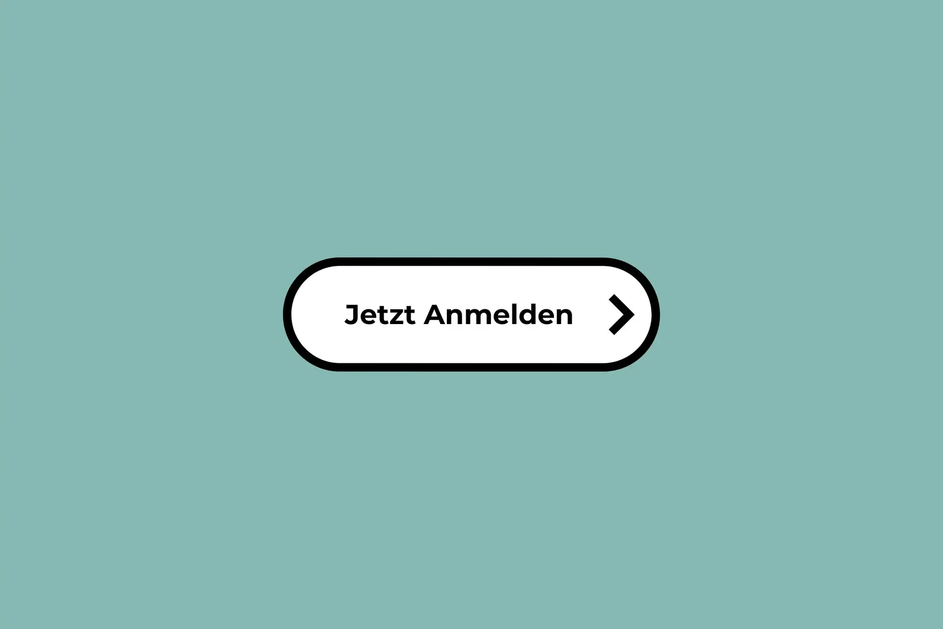 Ovaler Jetzt Anmelden-Button auf türkisfarbenem Hintergrund, symbolisiert Registrierung oder Login-Aufforderung.