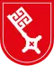Wappen von Bremen: Roter Schlüssel auf rotem Schild, Symbol für die Stadt und das Bundesland Bremen in Deutschland.